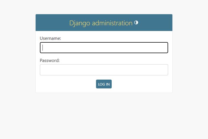 Página web login para aplicación tasks de Django